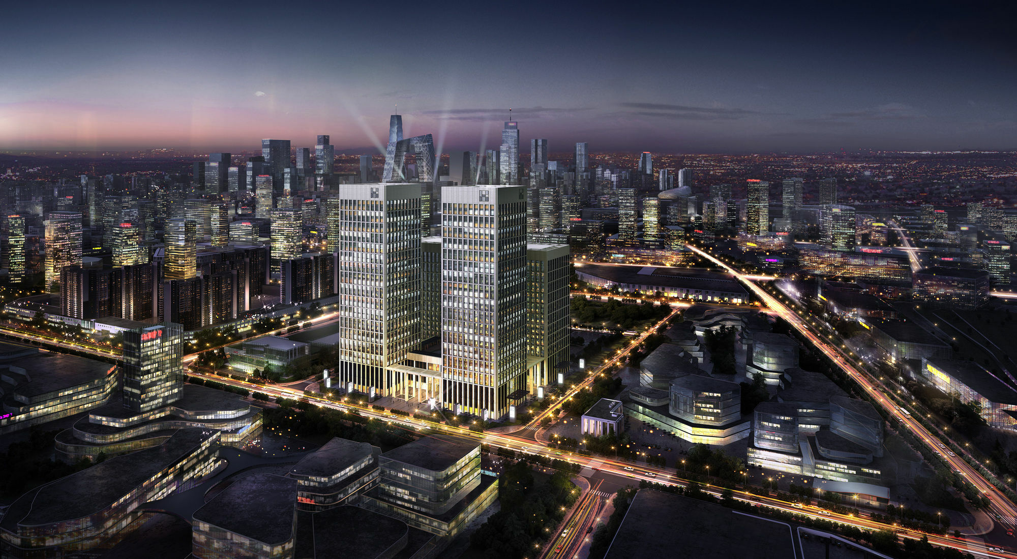Oakwood Residence Damei Beijing Pequim Exterior foto
